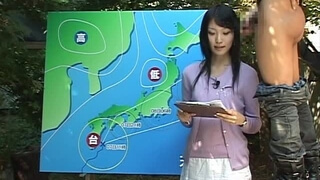 Japanese Weather News Bukkake Multiple Cumshots Facial